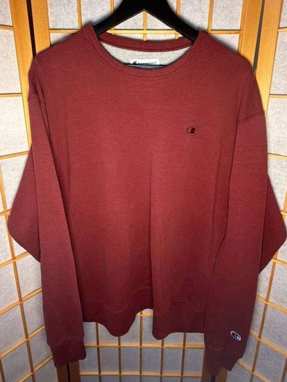 Champion Authentic Athleticwear Sweatshirt Size L Red